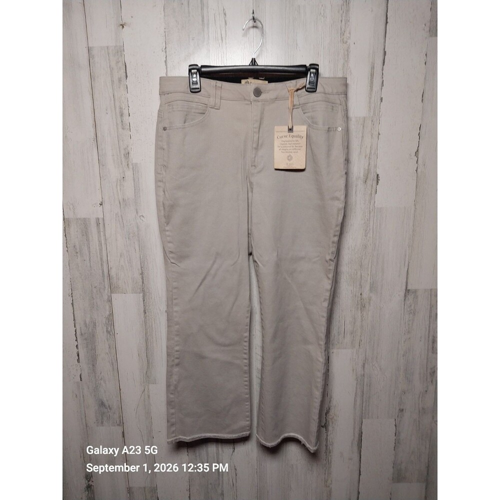 Democracy Ab Technology High Rise Cropped Itty Bitty Flare 14 Gray
